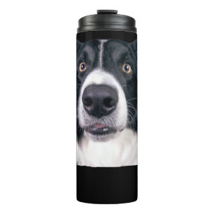 Termo Cara de Perro Blanco y Negro