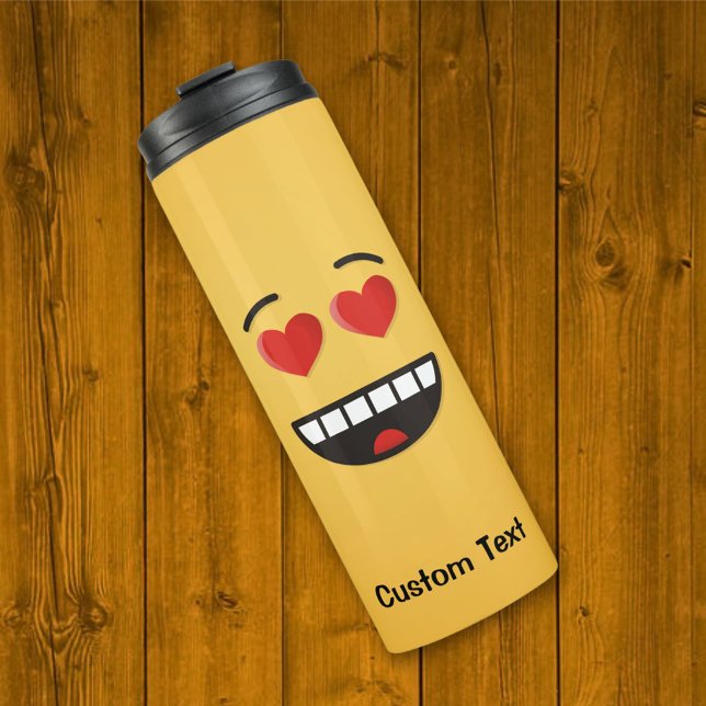 Termo Cara sonriente con tambor térmico de ojos en forma (Subido por el creador)