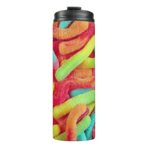 Termo Caramelos de gusano de Gummi