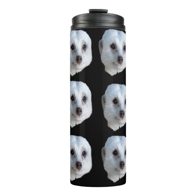 Termo Caras blancas de Meerkat, (Anverso)