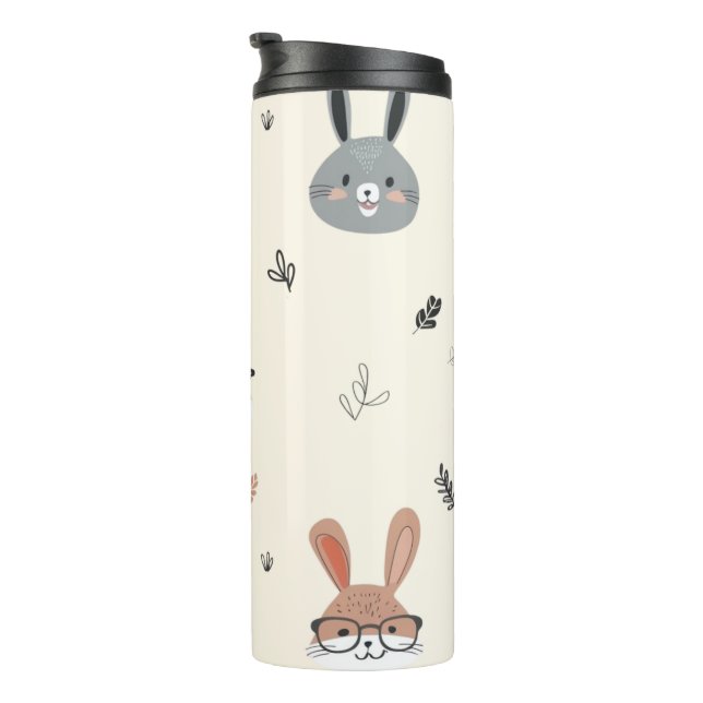 Termo Caras de animales personalizados (Rotado hacia la derecha)