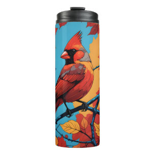 Termo Cardenal en otoño