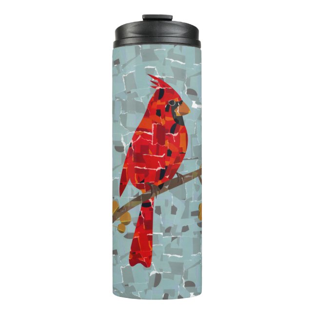 Termo Cardenal Rojo, el ave de Navidad (Anverso)