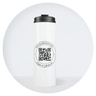 Termo Cargar tu propio código QR y texto de Personalizab
