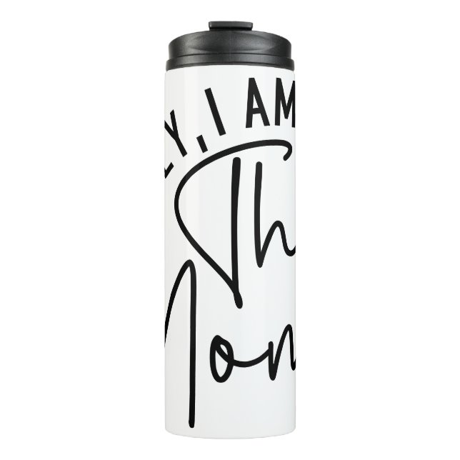 Termo Cariño, soy esa mamá. | Divertida Sassy Mom (Anverso)