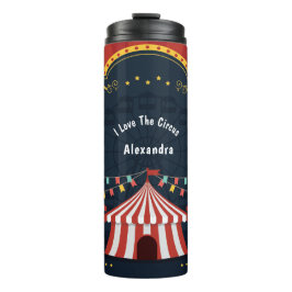 Termo Carnaval de circo de amor rojo azul blanco