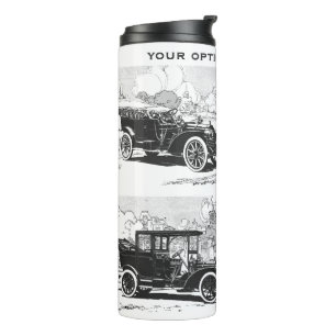 Termo Carros de época personalizado tumbler