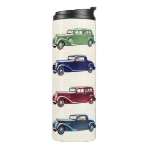 Termo Carros de época personalizado tumbler