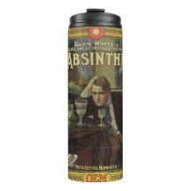 cartel vintage de absenta anuncio de la obra