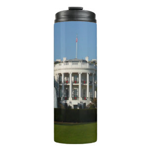 Termo Casa Blanca de Navidad para las fiestas Washington