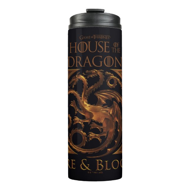 Termo CASA DEL DRAGÓN | House Targaryen Sigil (Anverso)