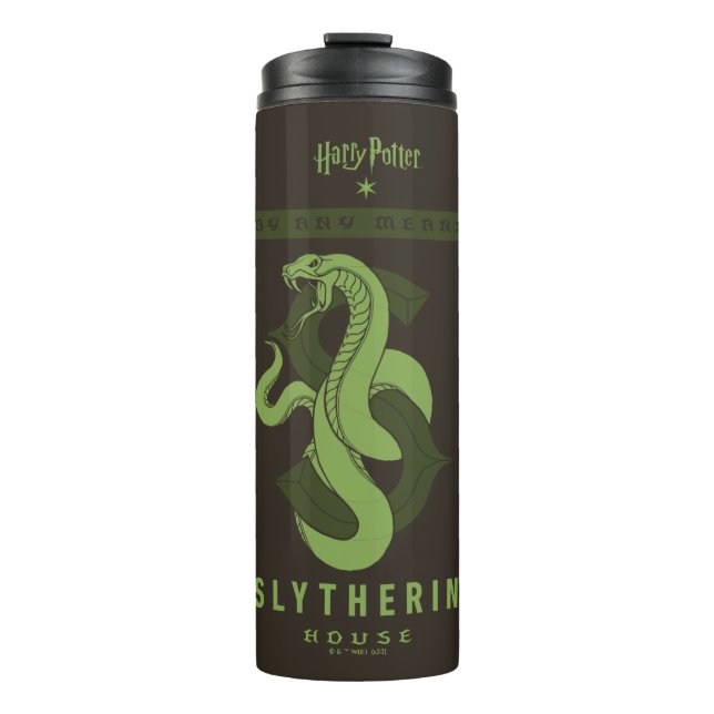 Termo Casa SLYTHERIN™ Por Cualquier Medio (Anverso)