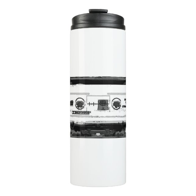 Termo Cassette de arte pop (Anverso)