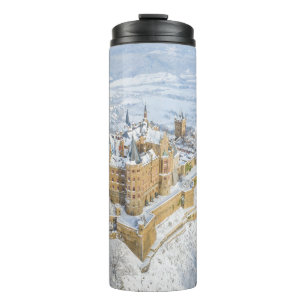 Termo Castillo aéreo Hohenzollern: Alemania nevada.