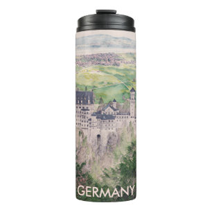 Termo Castillo Retro Neuschwanstein en Alemania