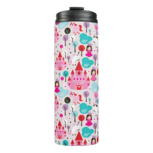 Termo castillo y unicornio de la princesa de los niños