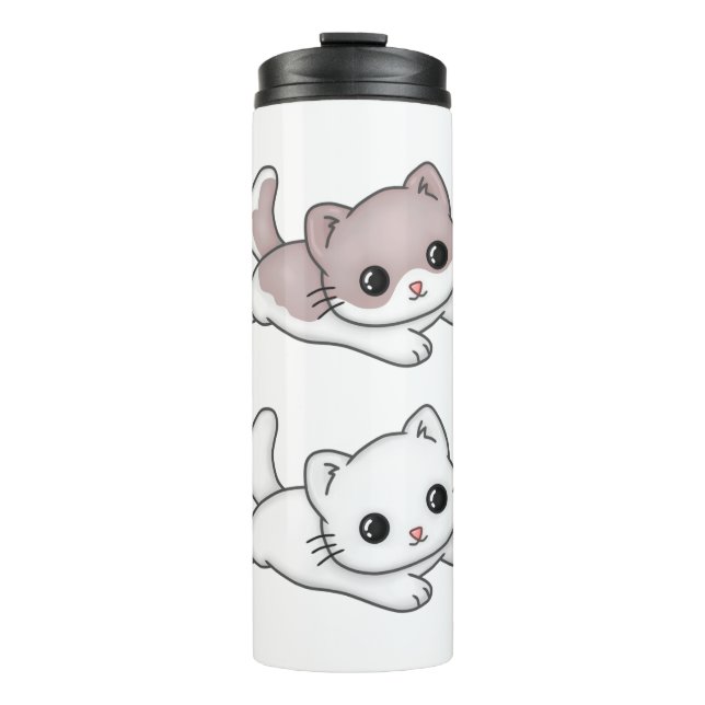 Termo Cat Kawaii Feline Little Cat Tender Chibi (Anverso)