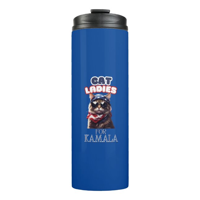 Termo Cat Ladies Para Kamala USA (Anverso)