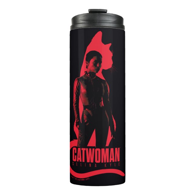 Termo Catwoman Selina Kyle Cat Silhouette (Anverso)