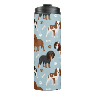 Termo Cavalier King Charles Spaniel Paws and Bones