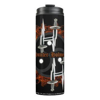 Termo Cazador negro sostiene el Tumbler térmico