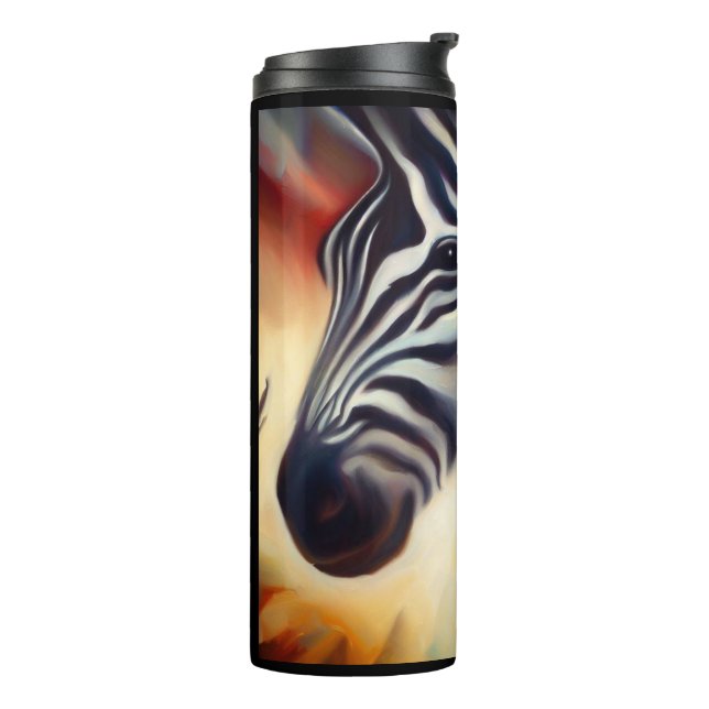 Termo Cebra 2 de animal espiritual (Rotado hacia la izquierda)