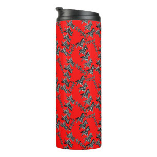 Termo Cebra roja salvaje moderna