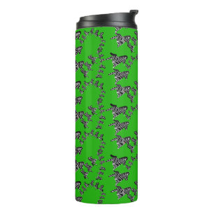 Termo Cebra verde silvestre moderna