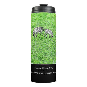 Termo Cebras kenianas felices y lindas