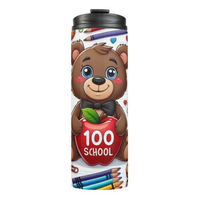 Termo Celebrar 100 días escolares (Anverso)