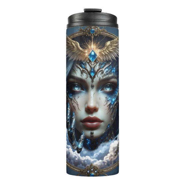 Termo Celestia – Guardiana del Cielo Infinito.  (Anverso)