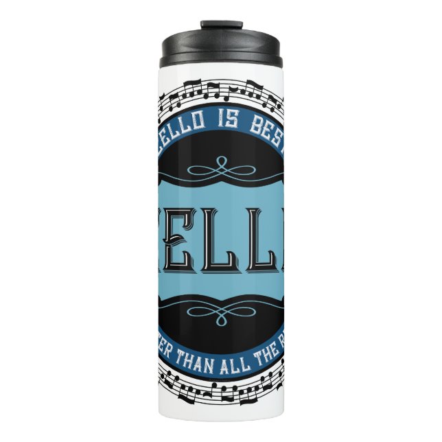 Termo Cello Best Music Note Circle (Anverso)