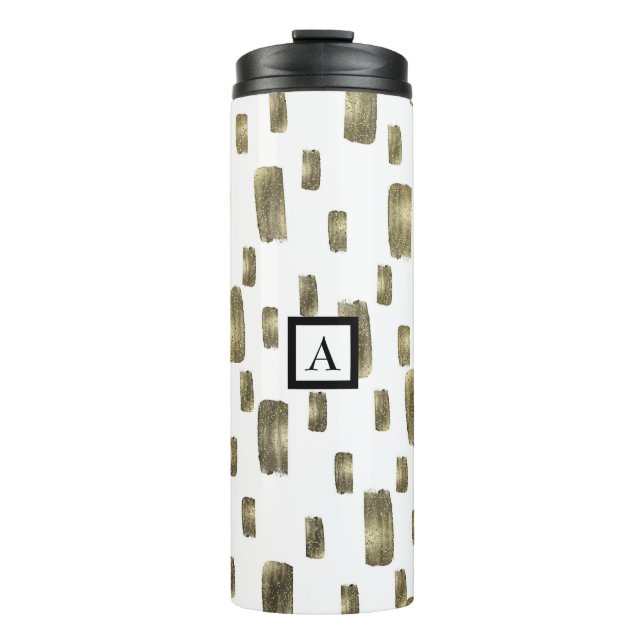 Termo Cepillo de pintura moderna Cepa de cobre de bronce (Anverso)