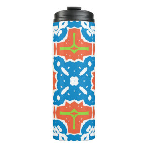 Termo Cerámica de talavera mexicana antigua. Sin inconve