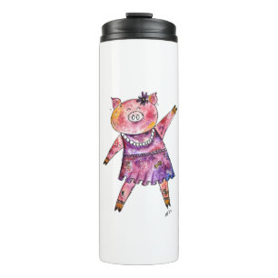 Termo Cerdo de baile caprichoso