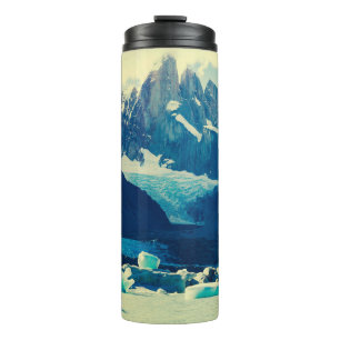 Termo Cerro Torre en la aventura argentina, américa, arg