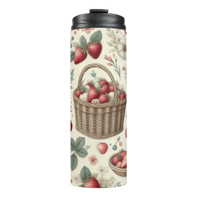 Termo Cesta de Frutas Gingham Diversión (Anverso)