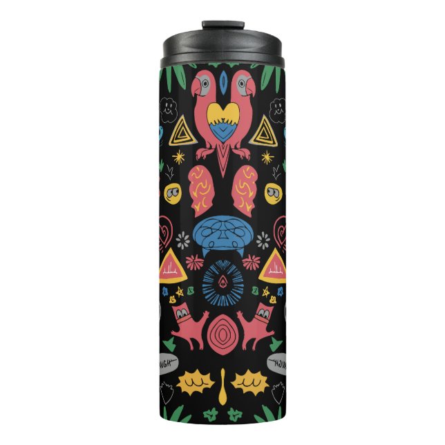 Termo Chaotic Doodle Art Shirt - Fun Abstract Sketch (Anverso)