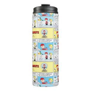 Termo Charlie Brown   Bola de cristal con nieve