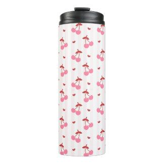 Termo Cherry Pattern with Hearts