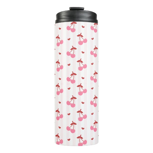 Termo Cherry Pattern with Hearts  (Anverso)