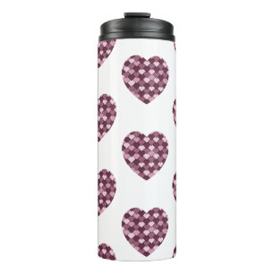 Termo Cherry Pink Square y el corazón del Diamante