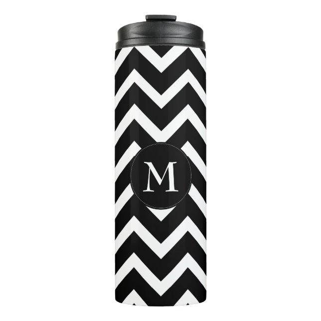Termo Chevron negro (Anverso)