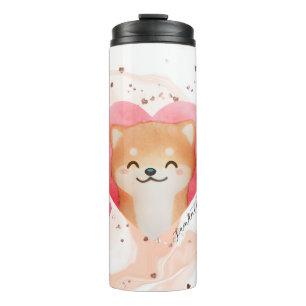 Termo Chiba chiba inu en el corazón