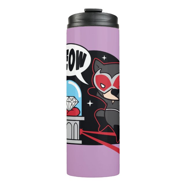 Termo Chibi Catwoman Robando un diamante (Anverso)