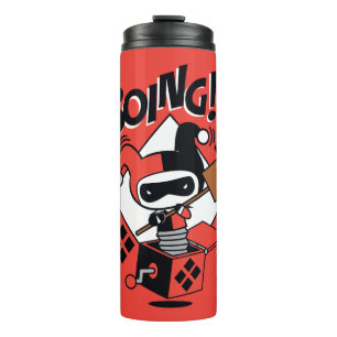 Termo Chibi Harley-Quinn-In-A-Box Con Martillo