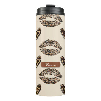Termo Chic Beige & Black Cheetah Print