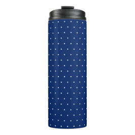 Termo Chic Black Thermal Tumbler with White Dot Pattern