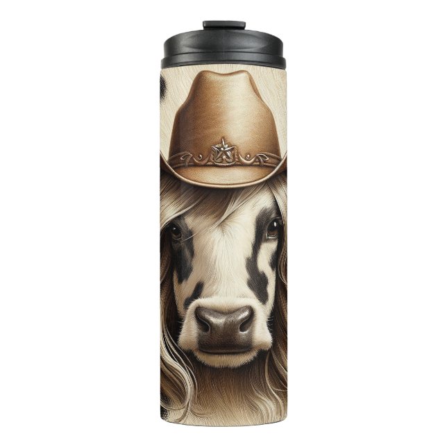 Termo Chica Country Rubia Divertida (Anverso)