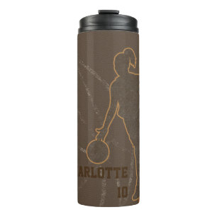 Termo Chica de baloncesto Personalizado Tumbler